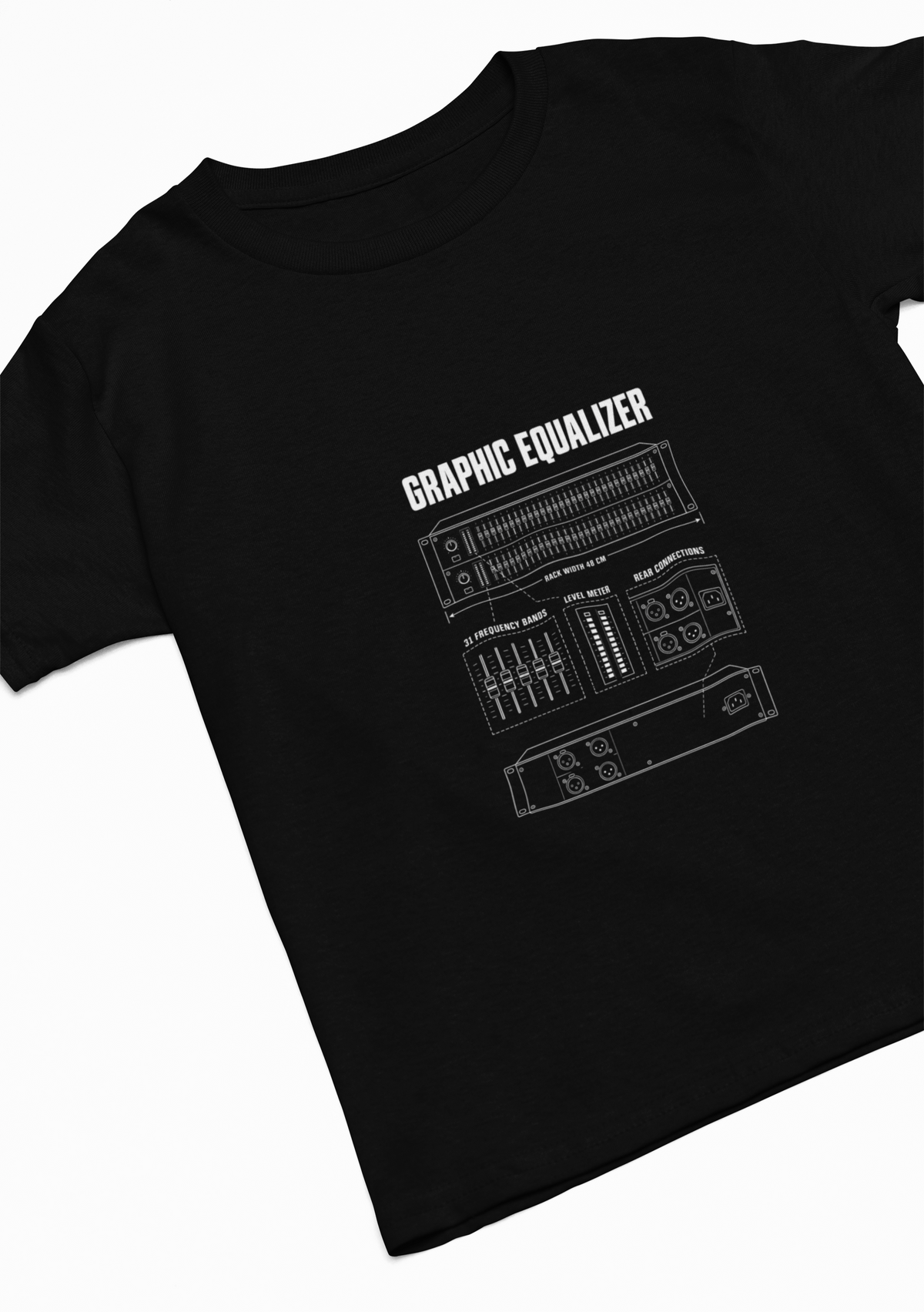 Graphic Equalizer Blueprint T-Shirt