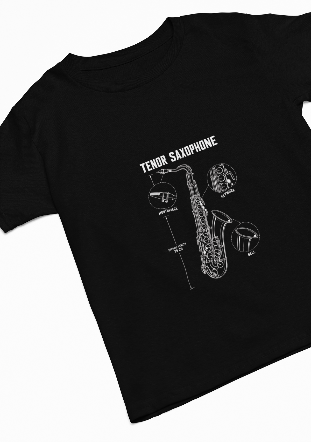 Tenor Saxophone Blueprint T-Shirt