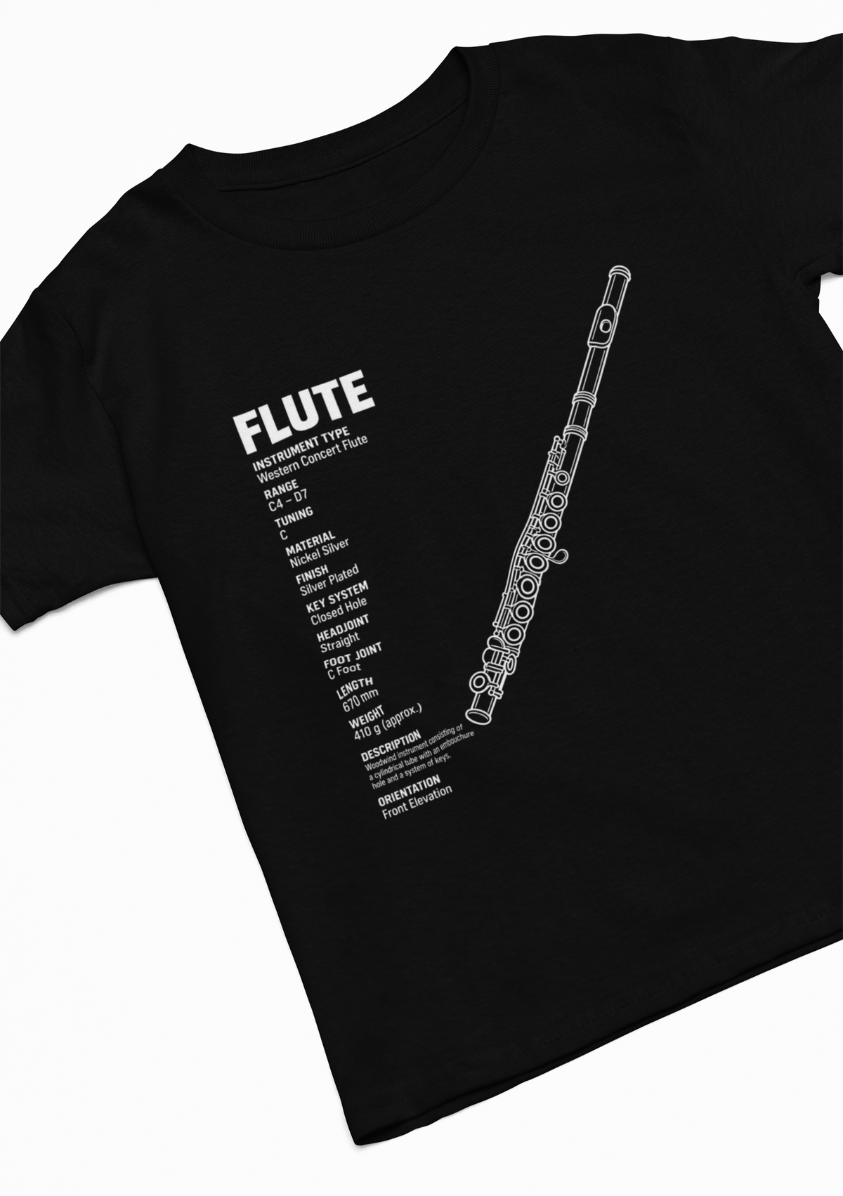 Flute Blueprint T-Shirt