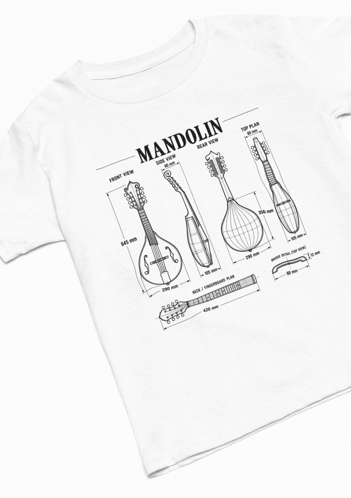 Mandolin Blueprint T-Shirt