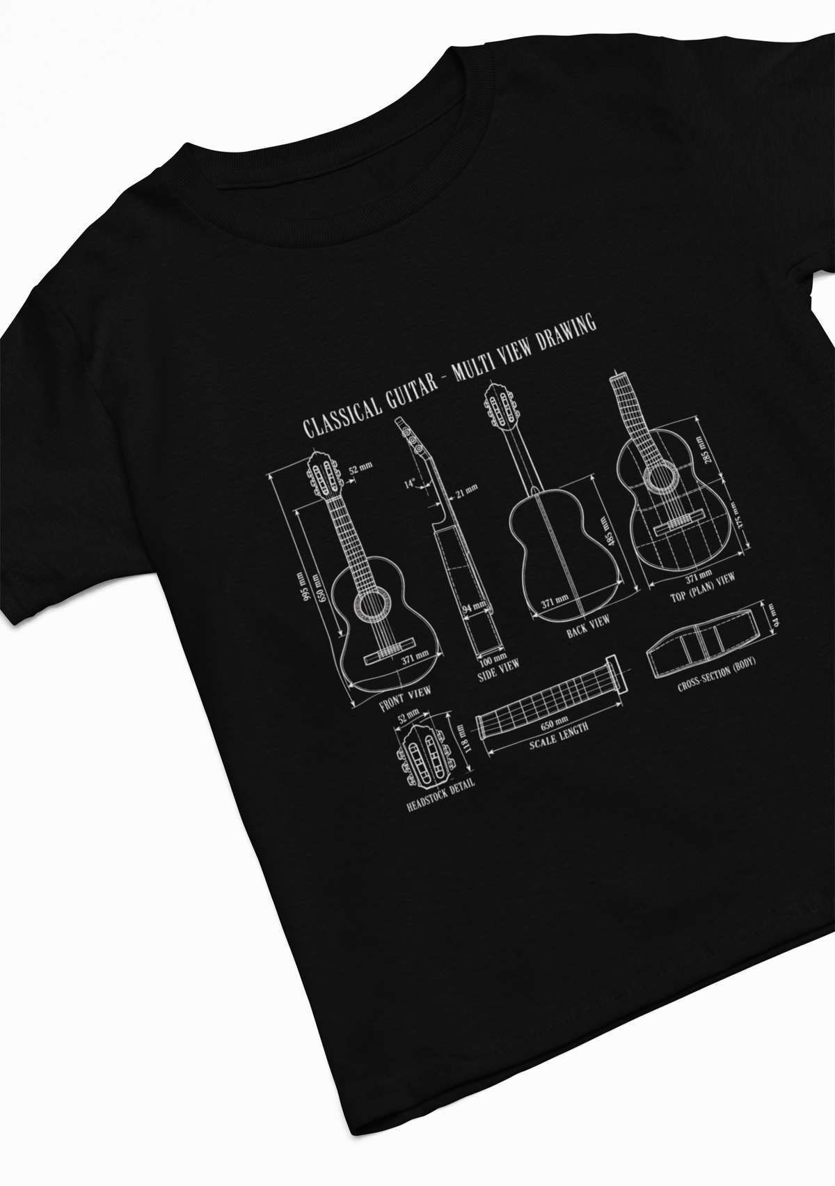 Classical Guitar Blueprint Tee